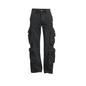 Amiri MA Paisley Utility Cargo Pants Black