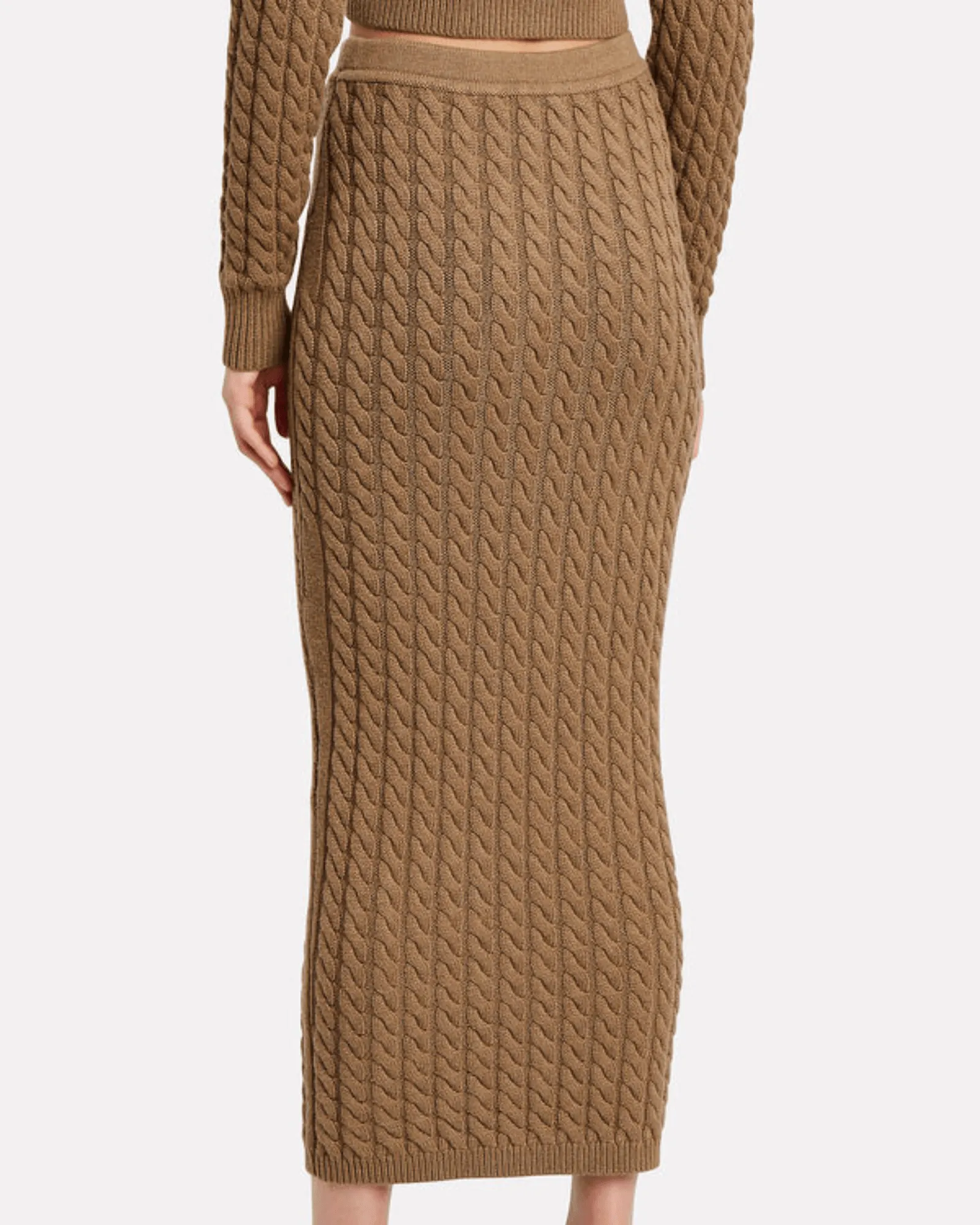Ashley Cable Knit Tube Skirt