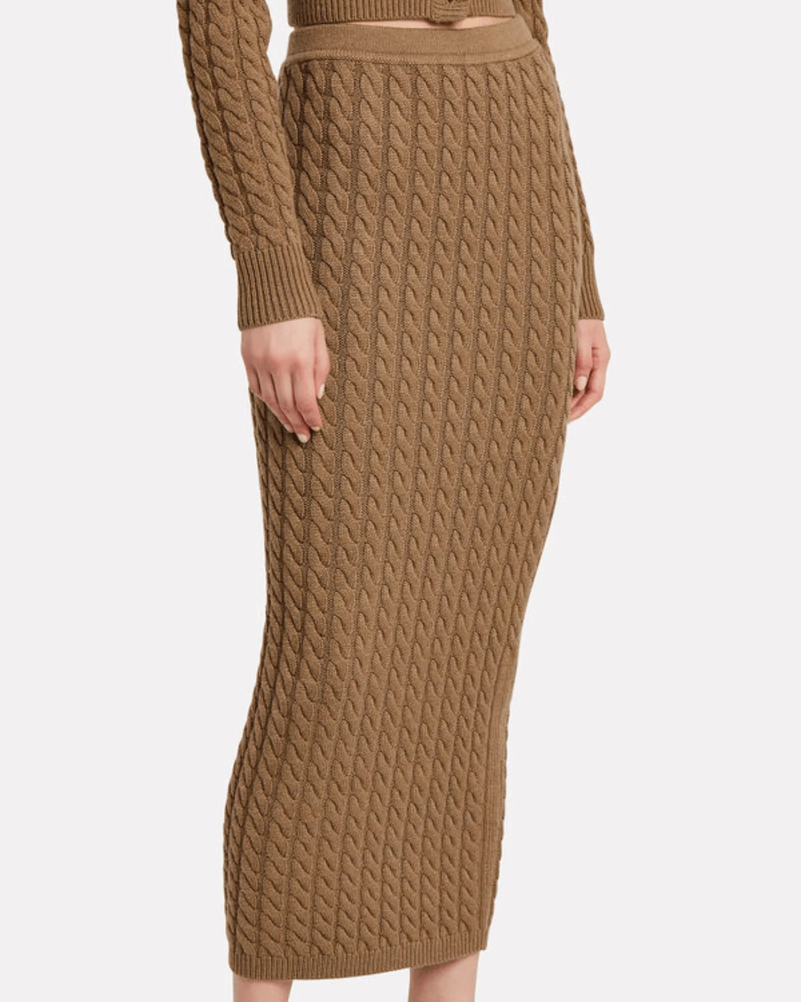Ashley Cable Knit Tube Skirt