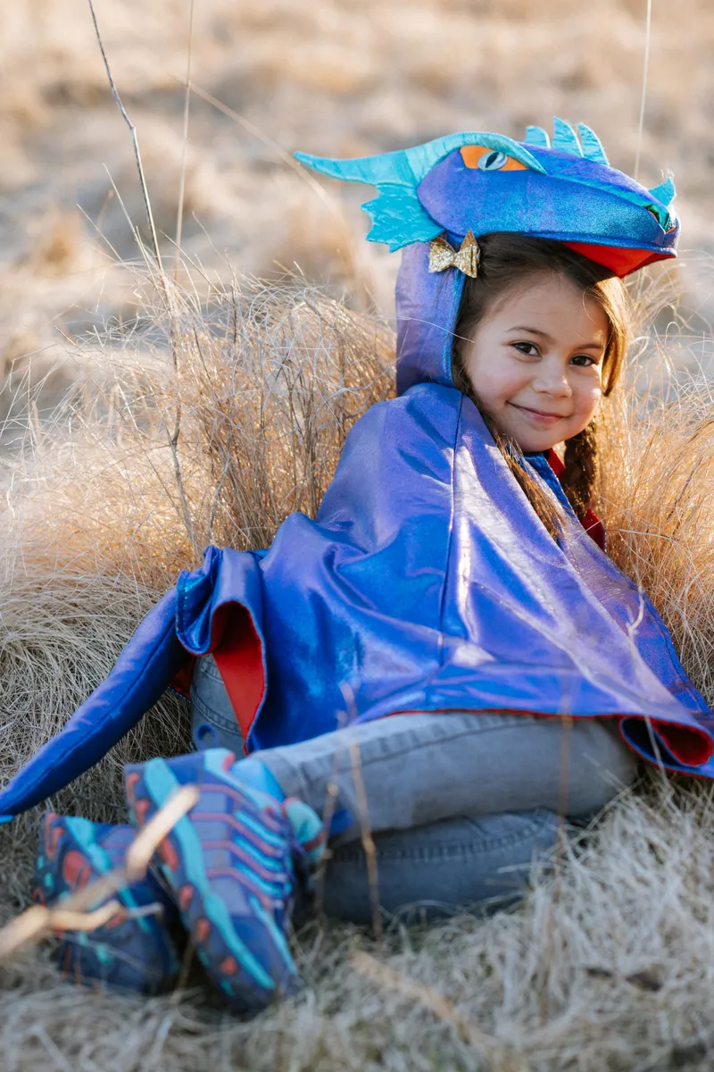 Azure The Metallic Dragon Cape, Size 5-6