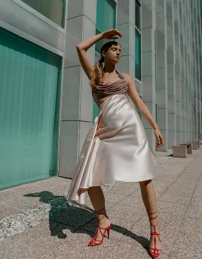 Bell Midi Asymmetrical Skirt