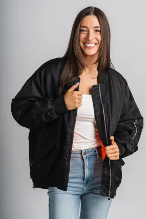Bomber jacket black
