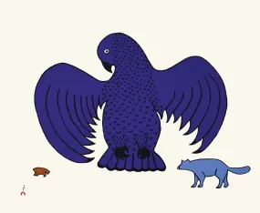 Cape Dorset 2020 Print, Brazen Rival, Sita Saila