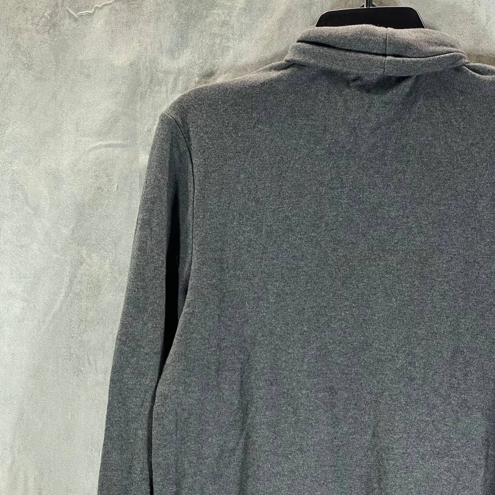 CLUB ROOM Men's Charcoal Solid Turtleneck Long-Sleeve Pullover T-Shirt SZ S