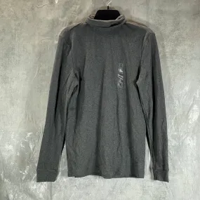 CLUB ROOM Men's Charcoal Solid Turtleneck Long-Sleeve Pullover T-Shirt SZ S