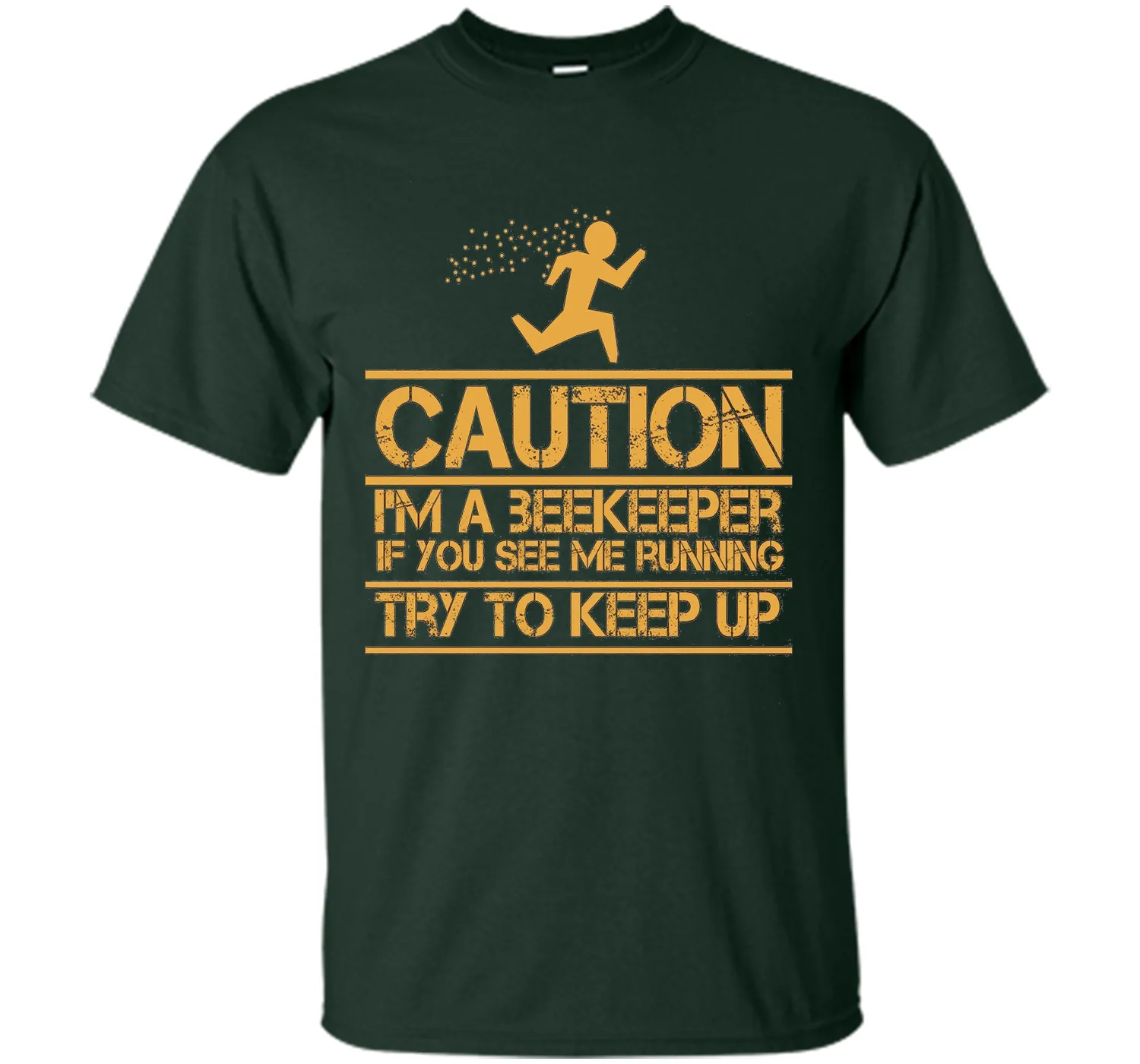 Cool Design: Caution Beekeeper Funny T-shirt
