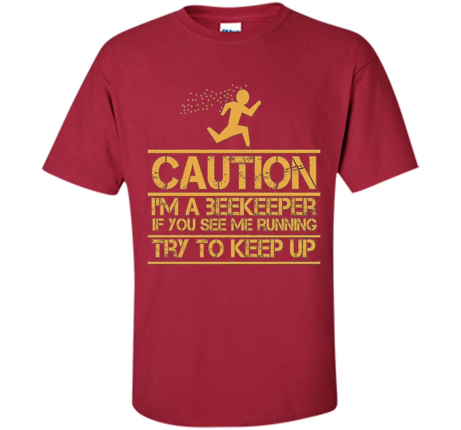 Cool Design: Caution Beekeeper Funny T-shirt