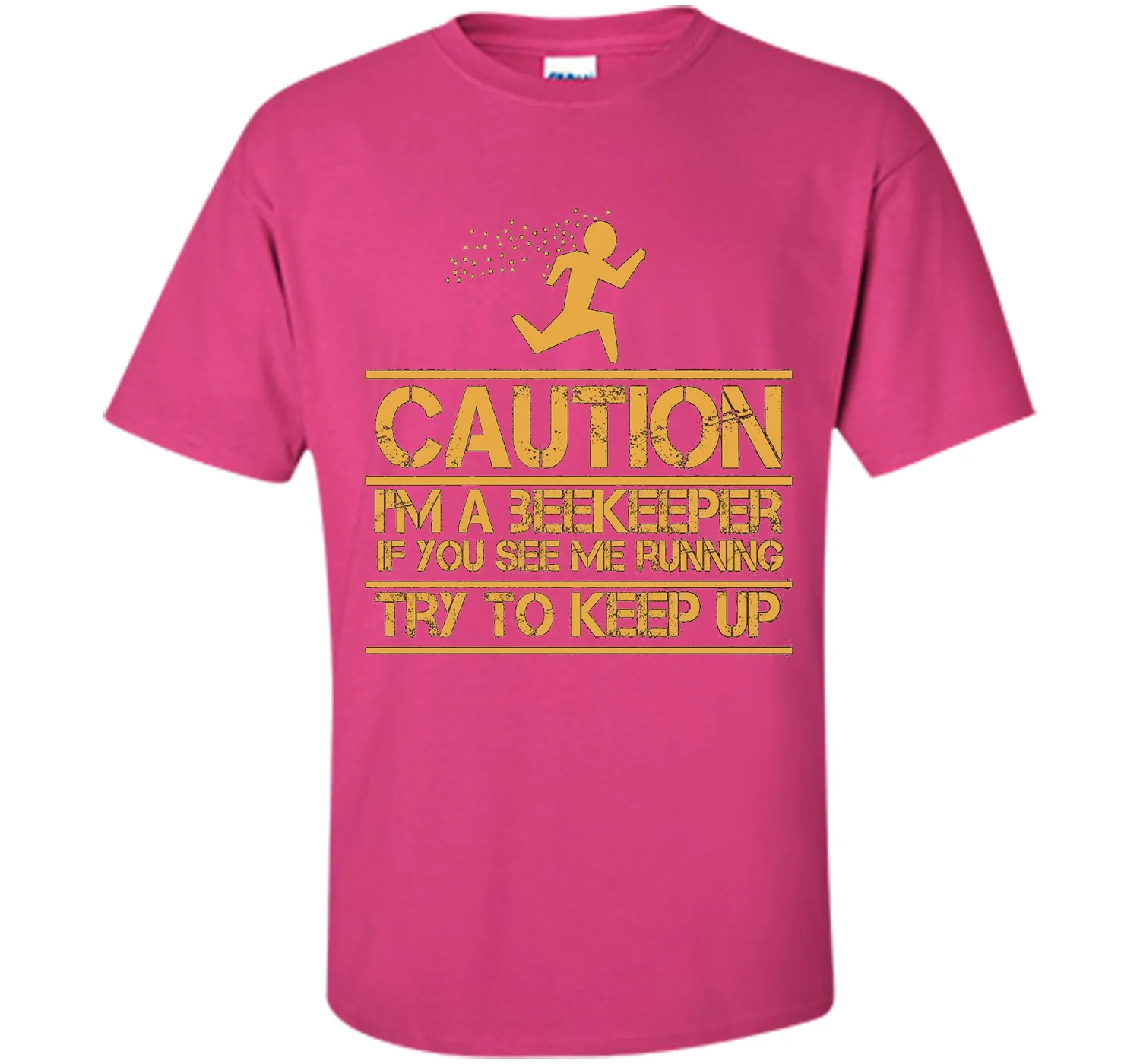 Cool Design: Caution Beekeeper Funny T-shirt