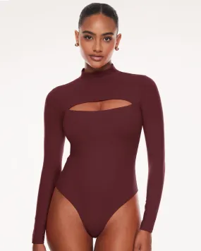Cut Out Long Sleeve Bodysuit