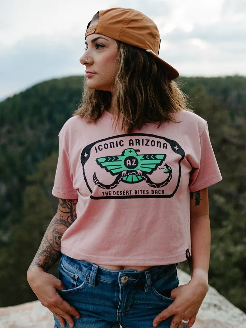 Desert Bites Ladies Crop Tee - Final Sale