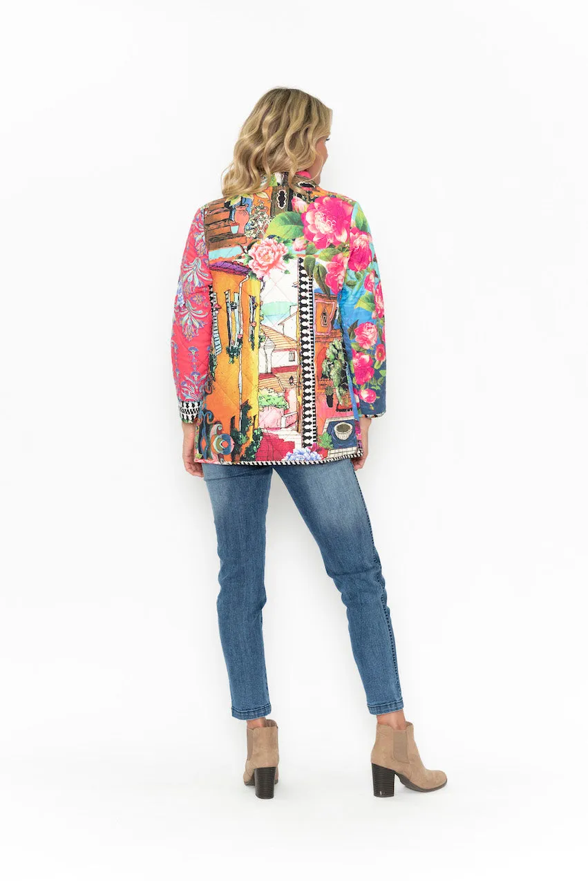 Escape Digital Long Quilted Coat
