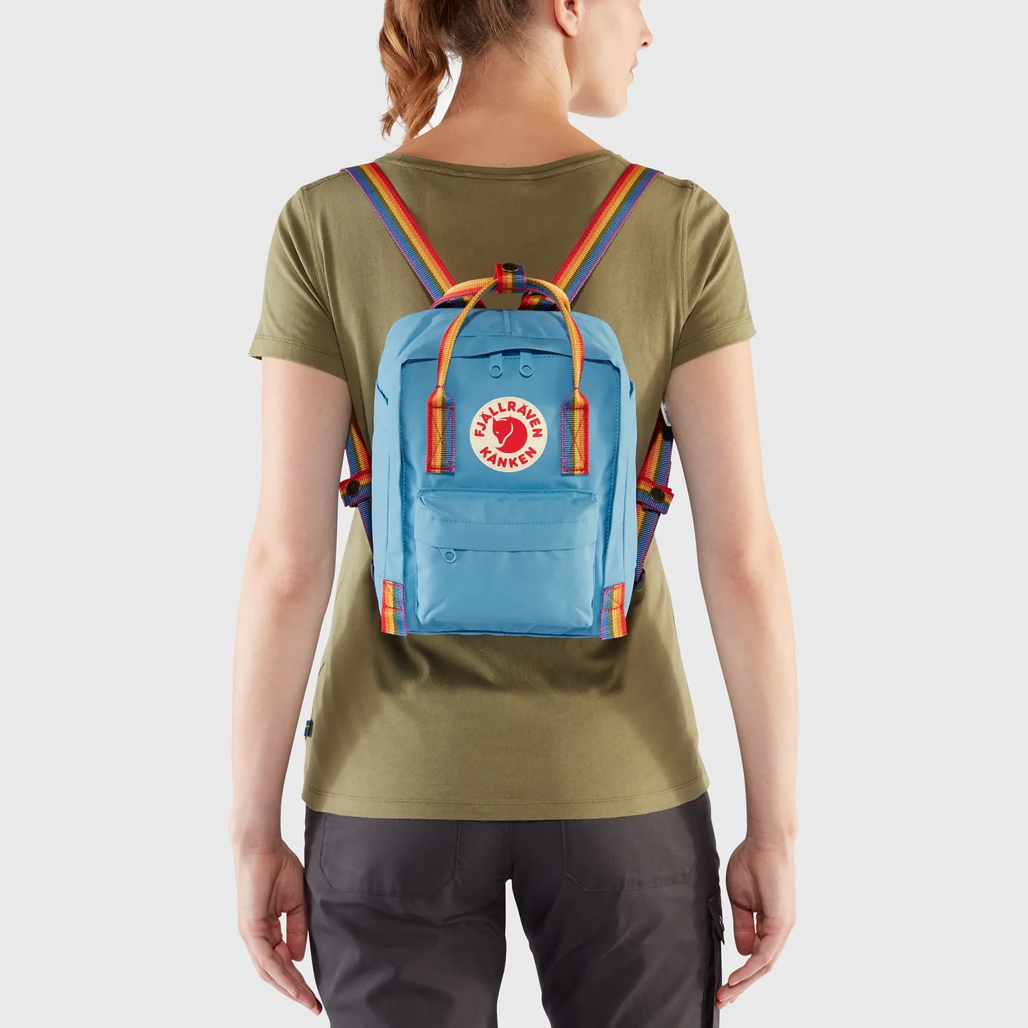 Fjällräven Kånken Rainbow Mini Pastel Lavender/Rainbow Pattern | Buy Fjällräven Kånken Rainbow Mini Pastel Lavender/Rainbow Pattern here | Outnorth