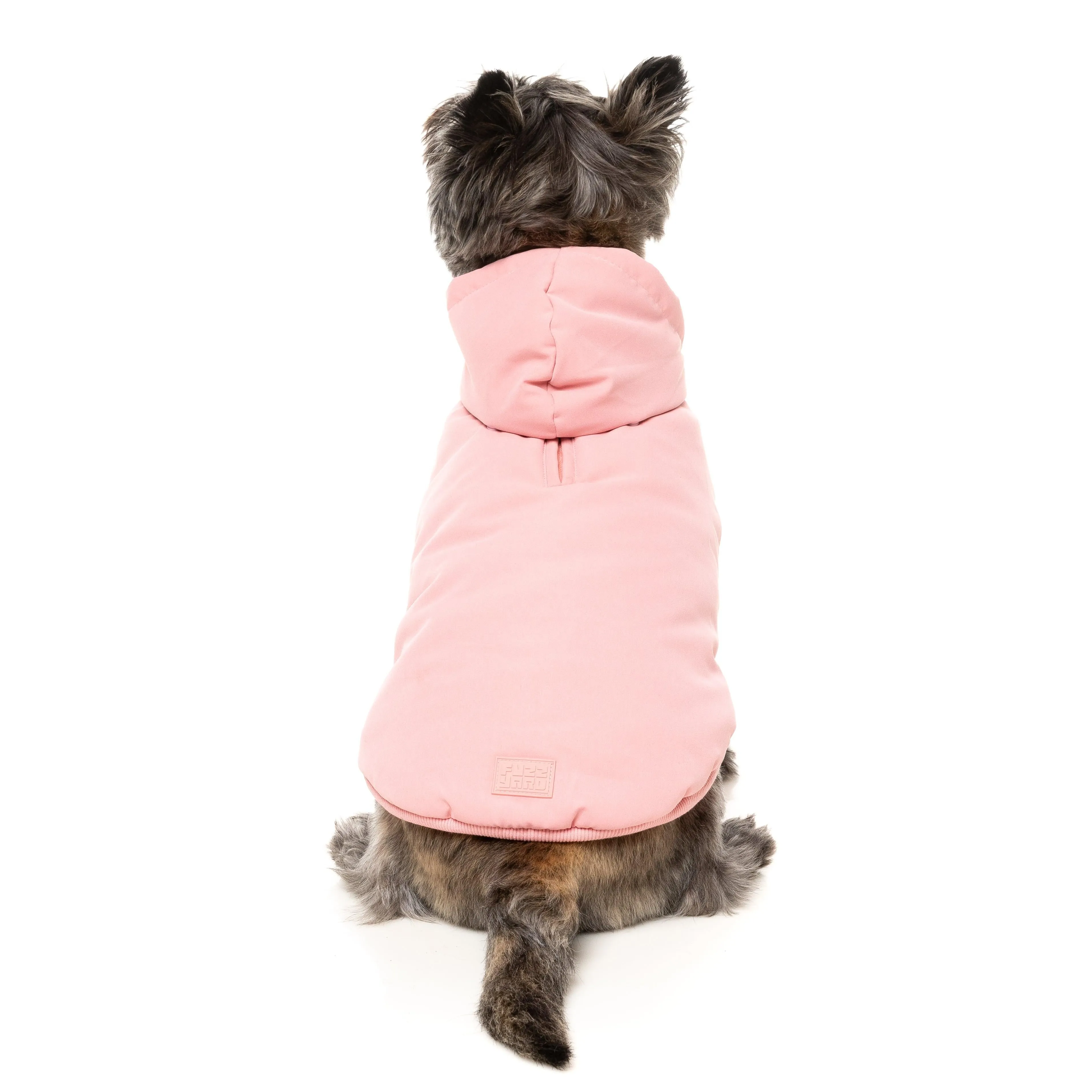 FuzzYard Dog Apparel Essential Padded Hooded Jacket Pink Size 7