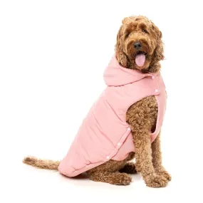 FuzzYard Dog Apparel Essential Padded Hooded Jacket Pink Size 7