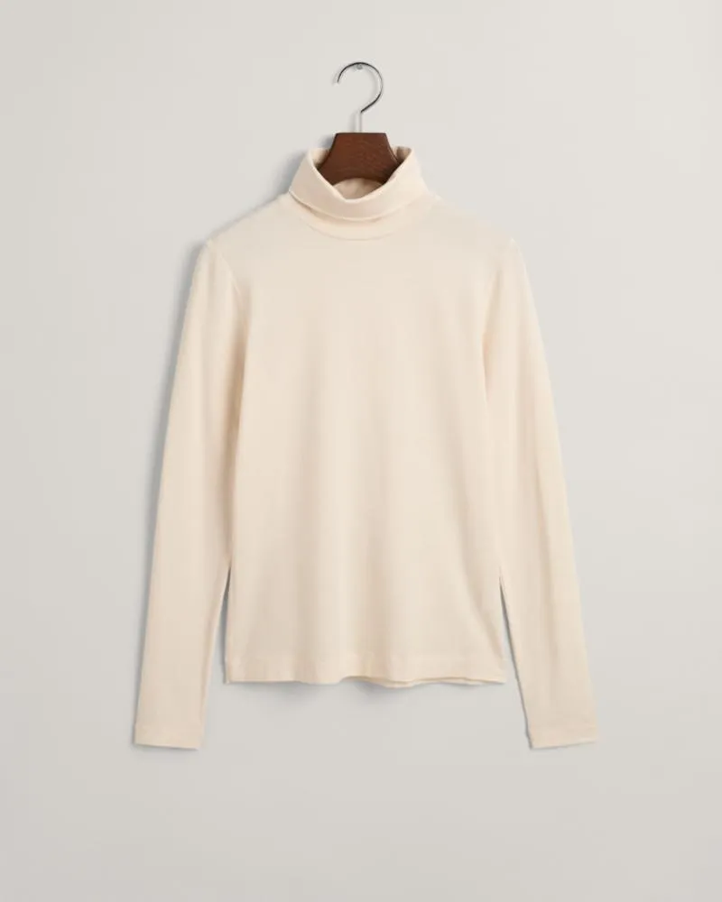 Gant Apparel Womens SLIM LS TURTLENECK 116/LINEN