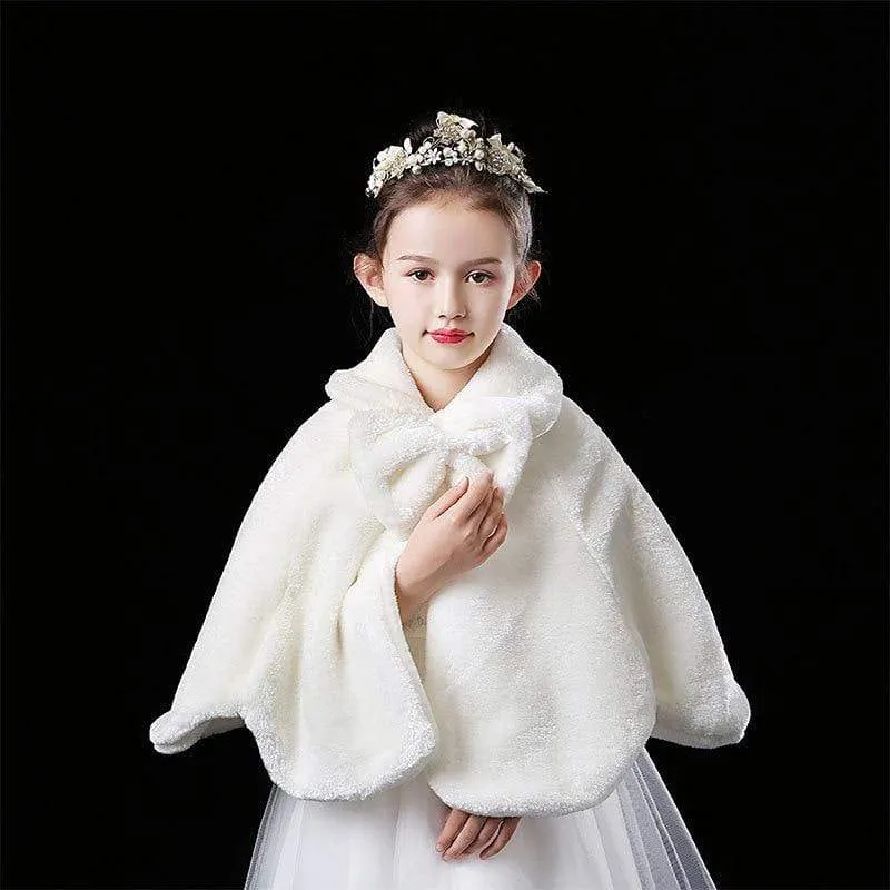 Girl Cape in Ivory