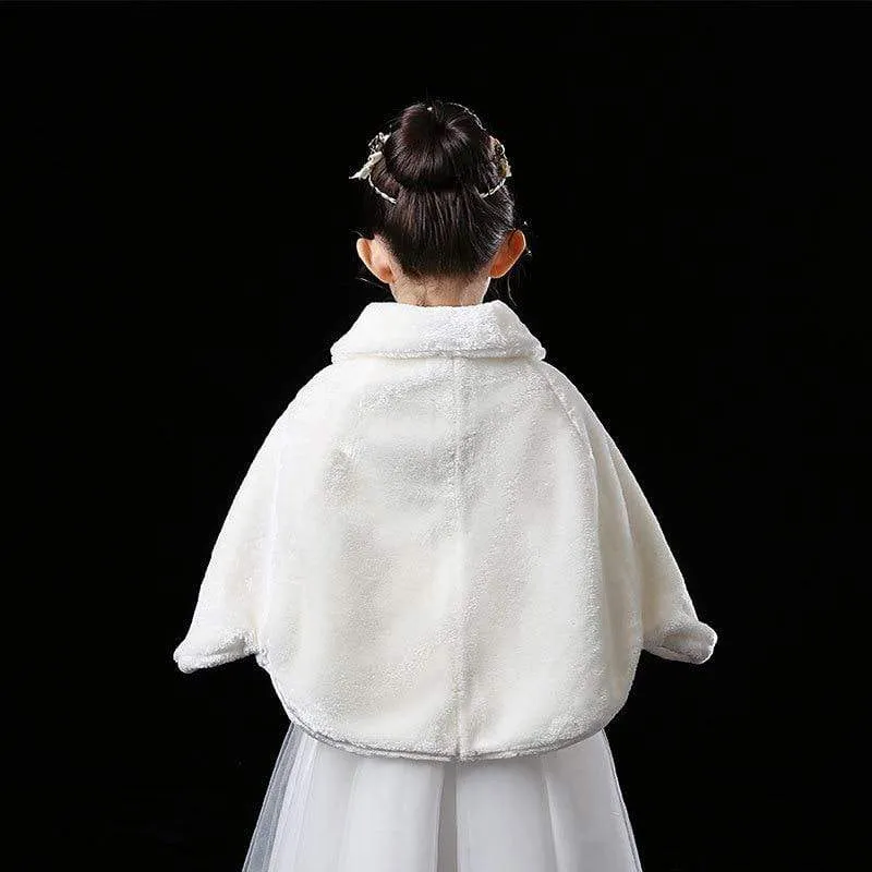 Girl Cape in Ivory