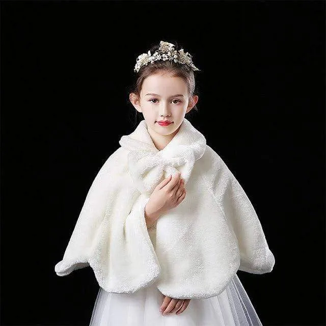Girl Cape in Ivory