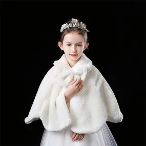 Girl Cape in Ivory