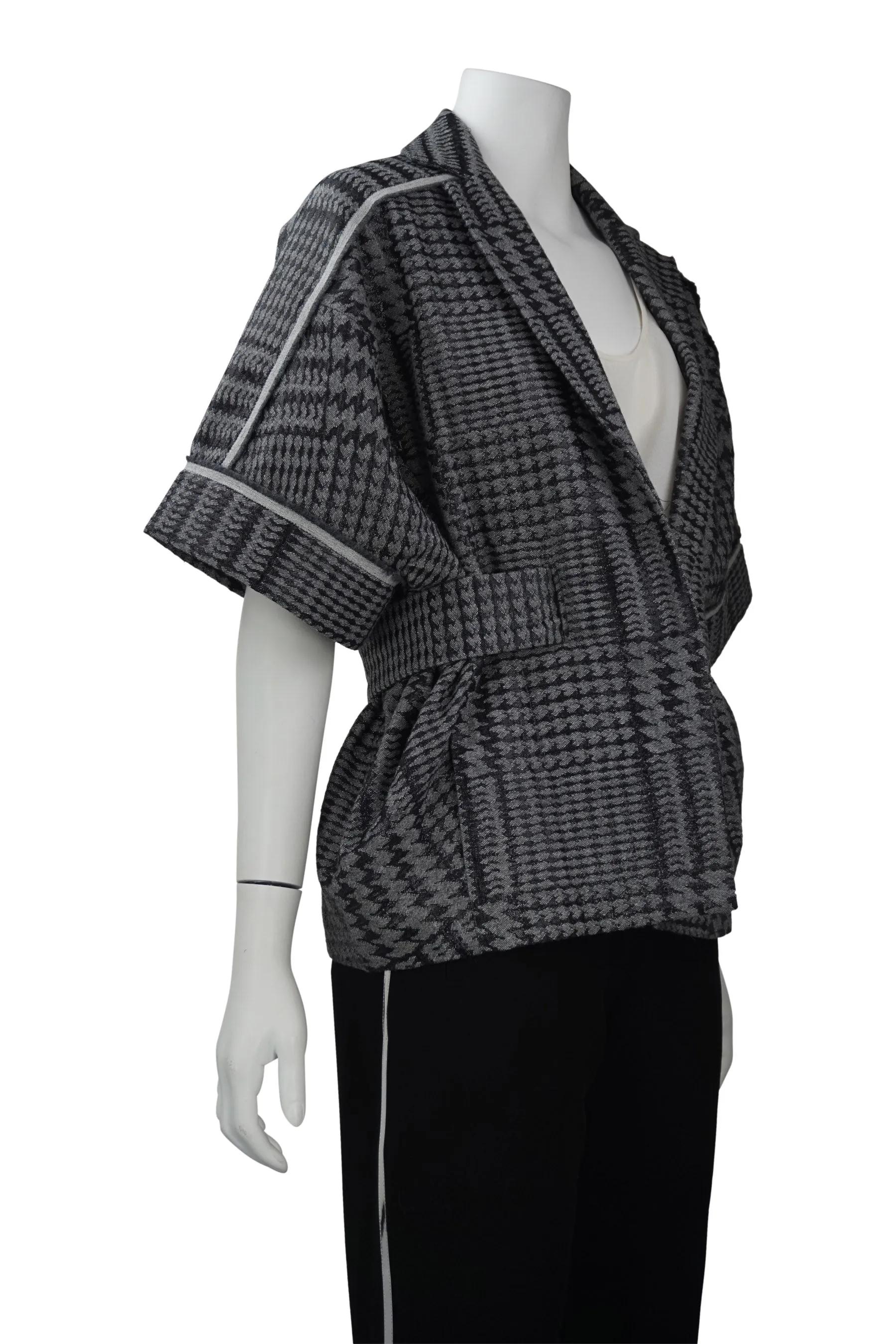 Grey Jacquard Jacket