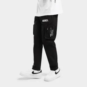 Hoodrich Coalition Woven Cargo Pants Black / White - Lychee