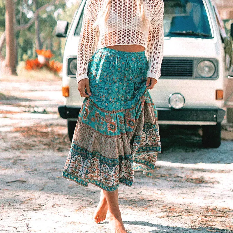 Into the Sun Bohemian Floral Print