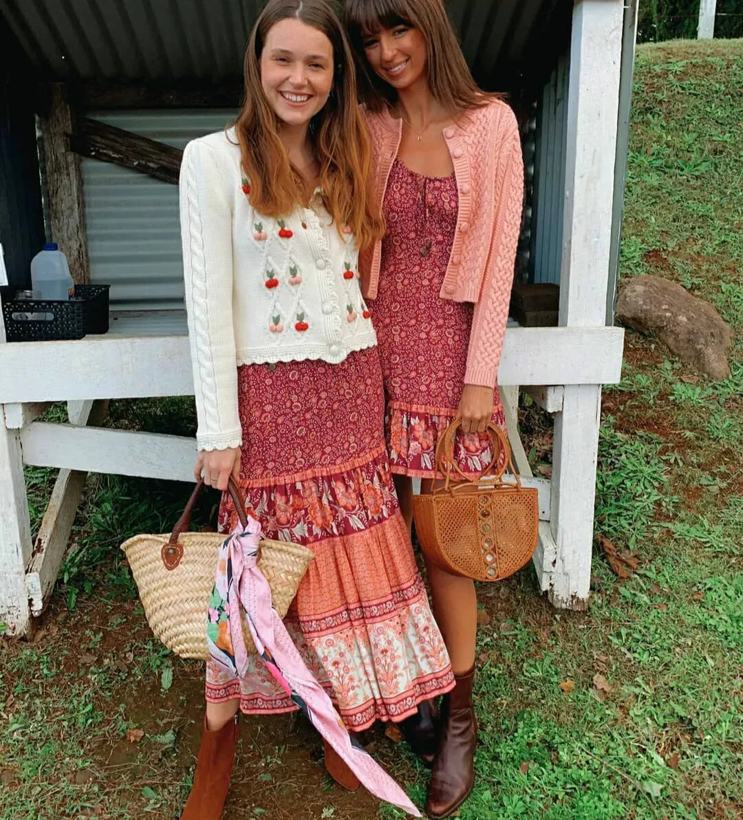 Into the Sun Bohemian Floral Print