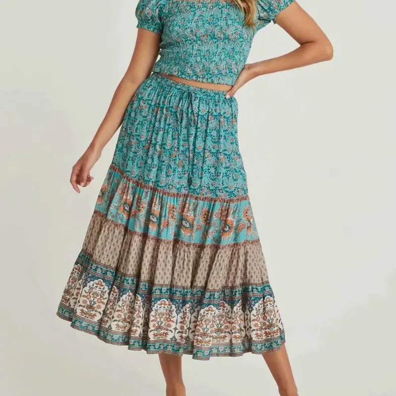 Into the Sun Bohemian Floral Print