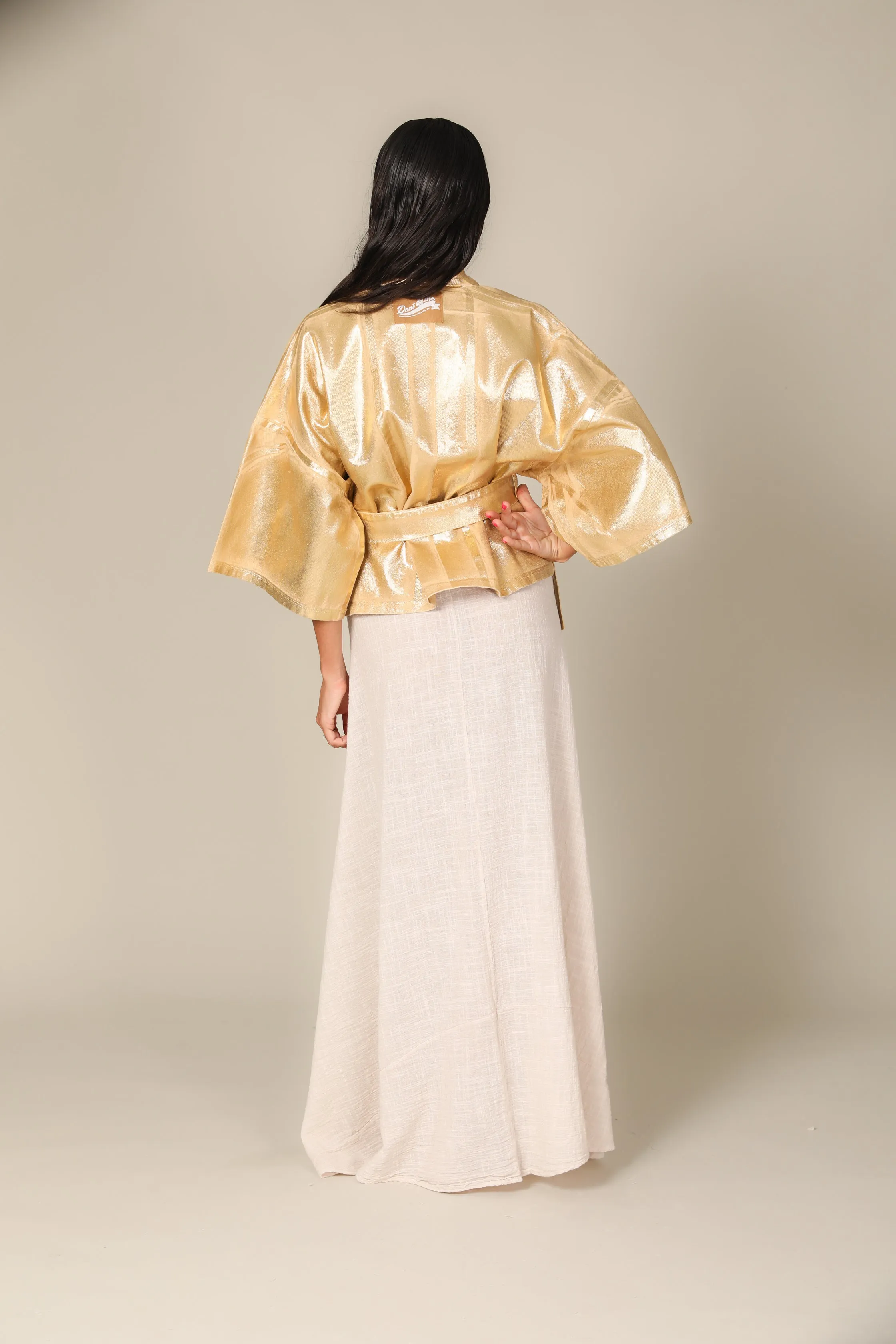 Iridescent Denim Kimono