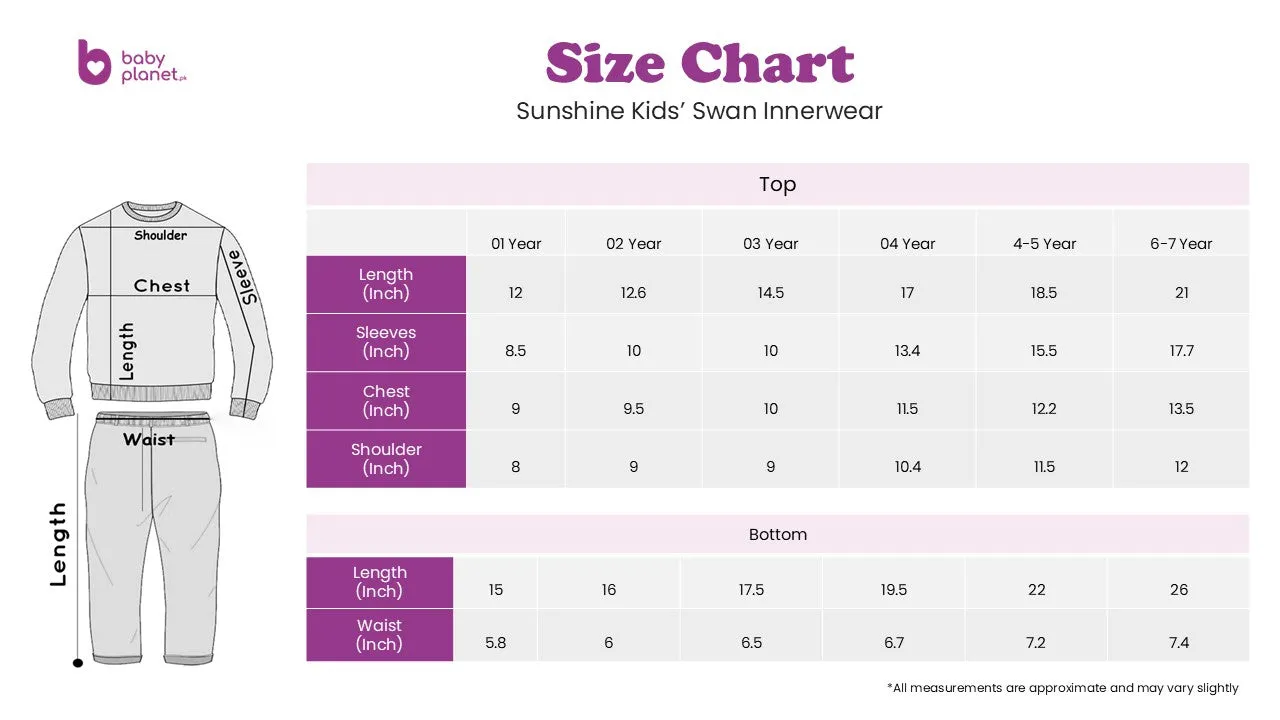 Kids Rib Innerwear Red Sw - Sunshine