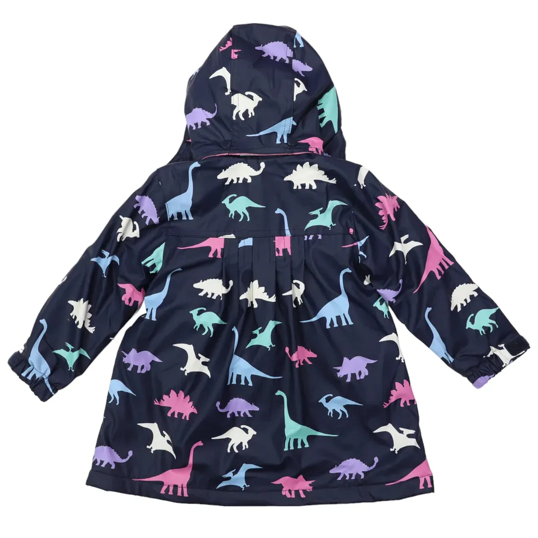Korango Dinosaur Colour Change Rain Jacket Navy