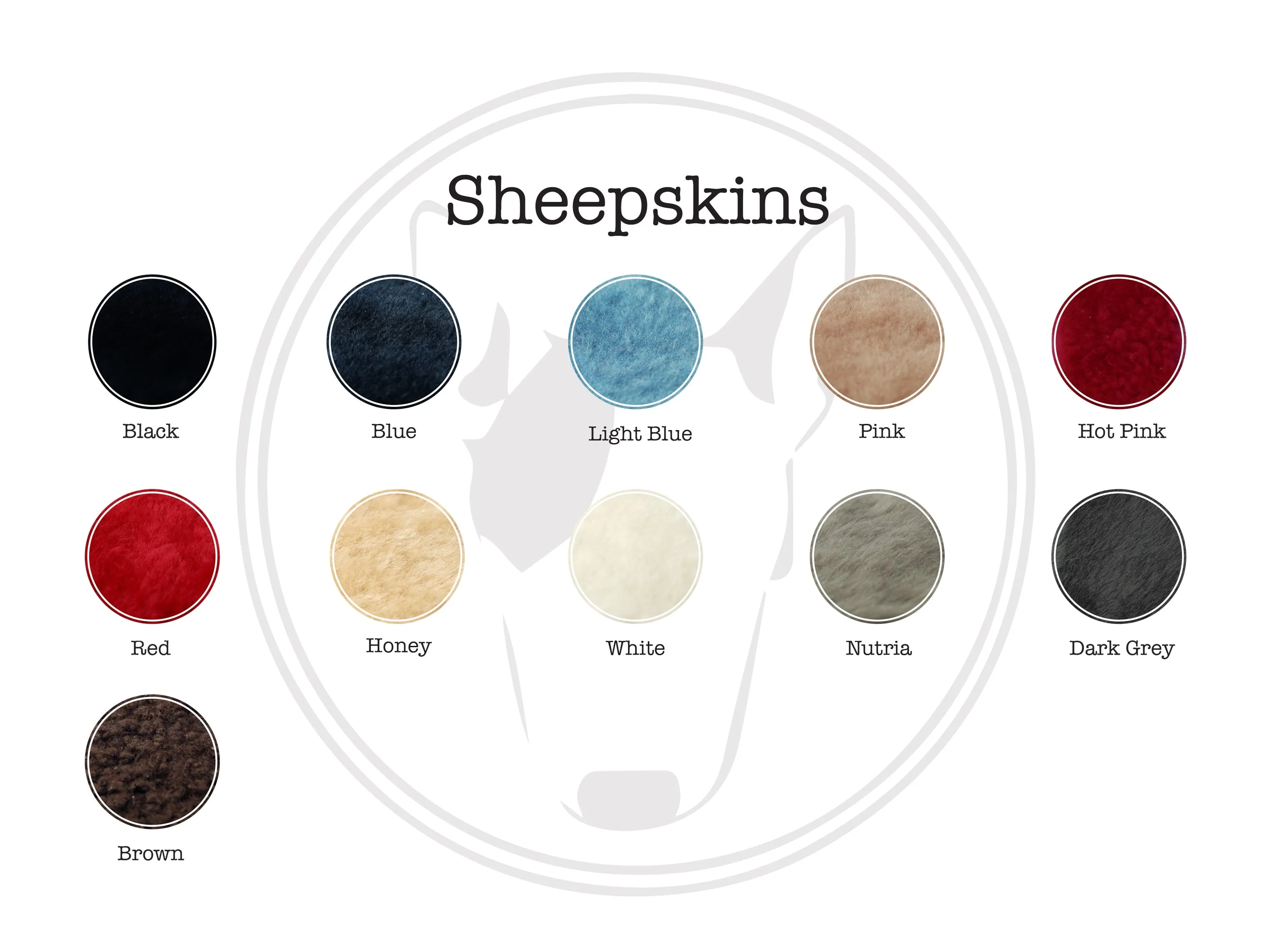 Leather Handle Dog Collar with Extra Fluffy Sheepskin