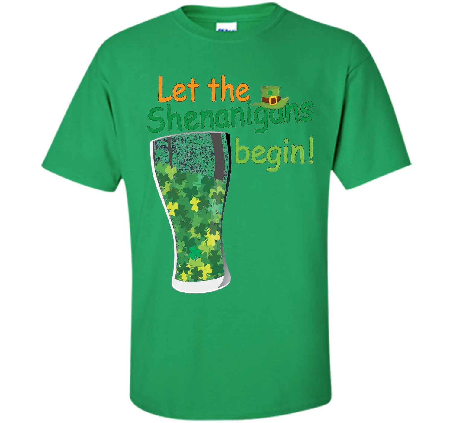 Let The Shenanigans Begin St Patricks Day T-Shirt Shamrocks