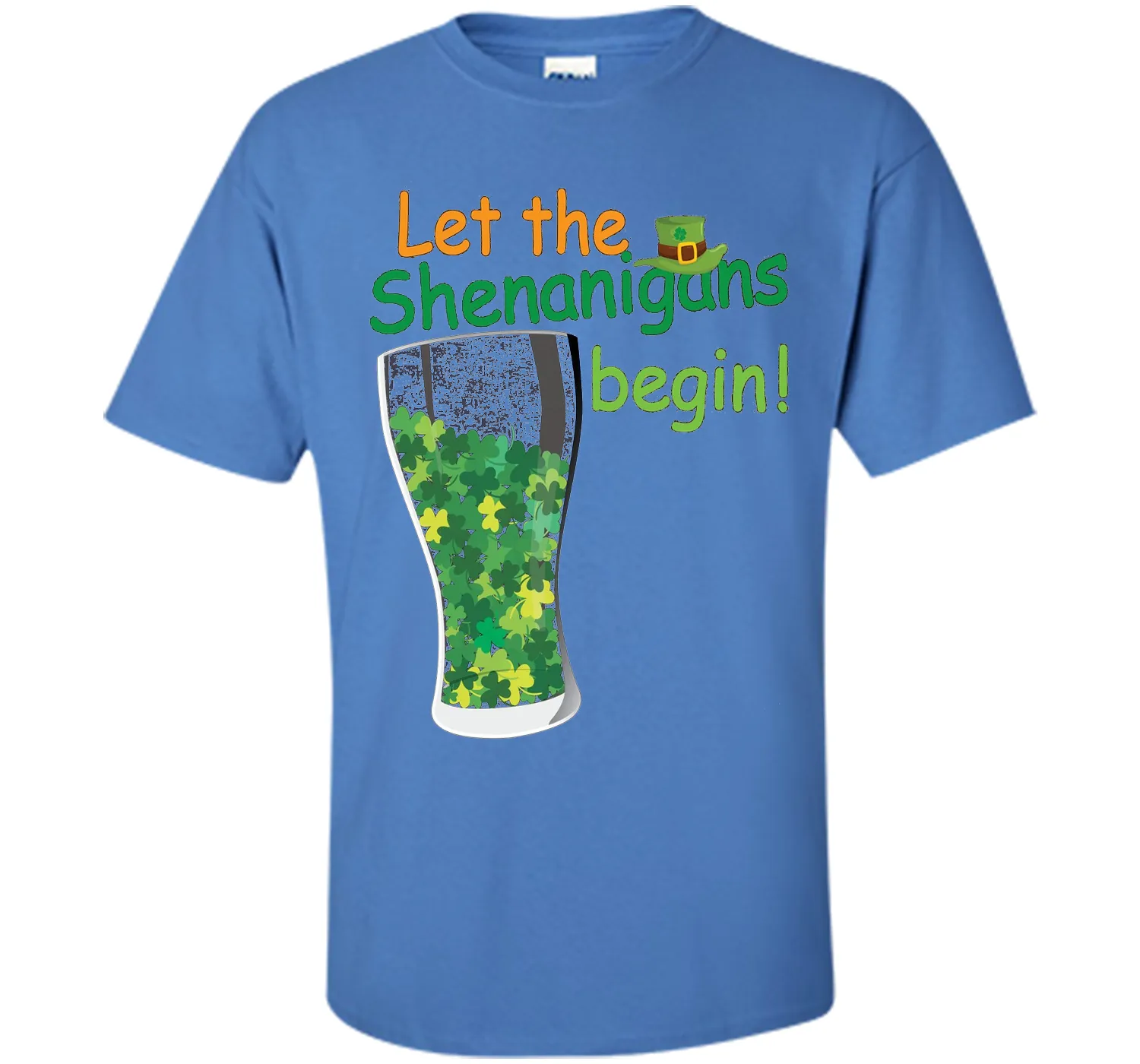 Let The Shenanigans Begin St Patricks Day T-Shirt Shamrocks