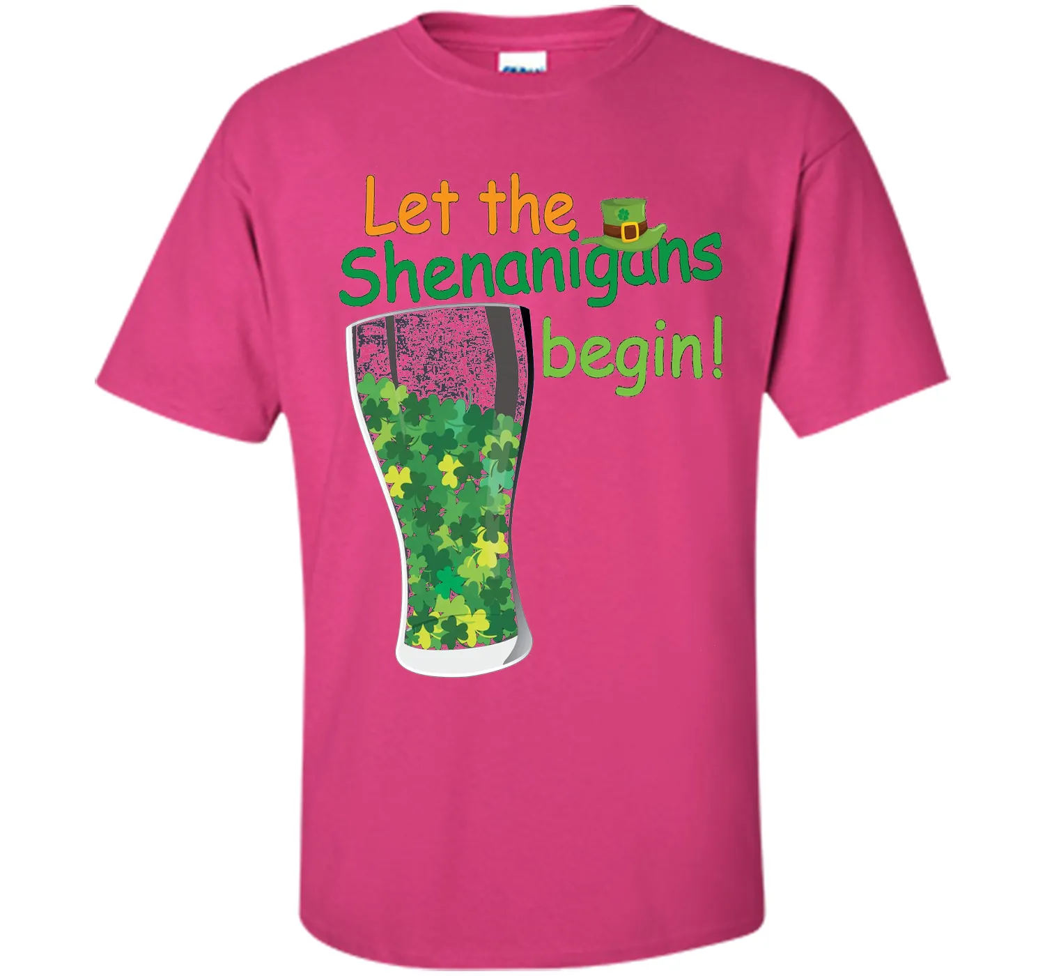 Let The Shenanigans Begin St Patricks Day T-Shirt Shamrocks