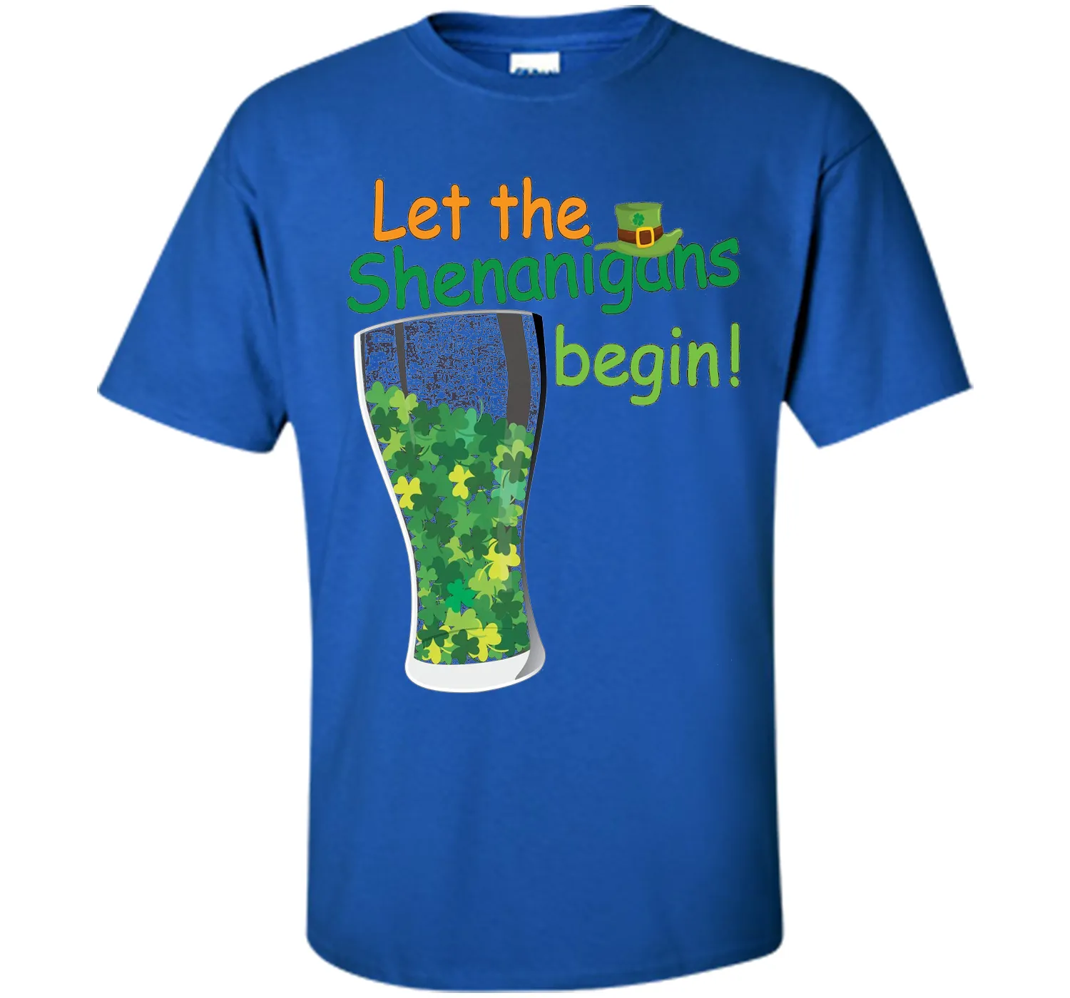 Let The Shenanigans Begin St Patricks Day T-Shirt Shamrocks