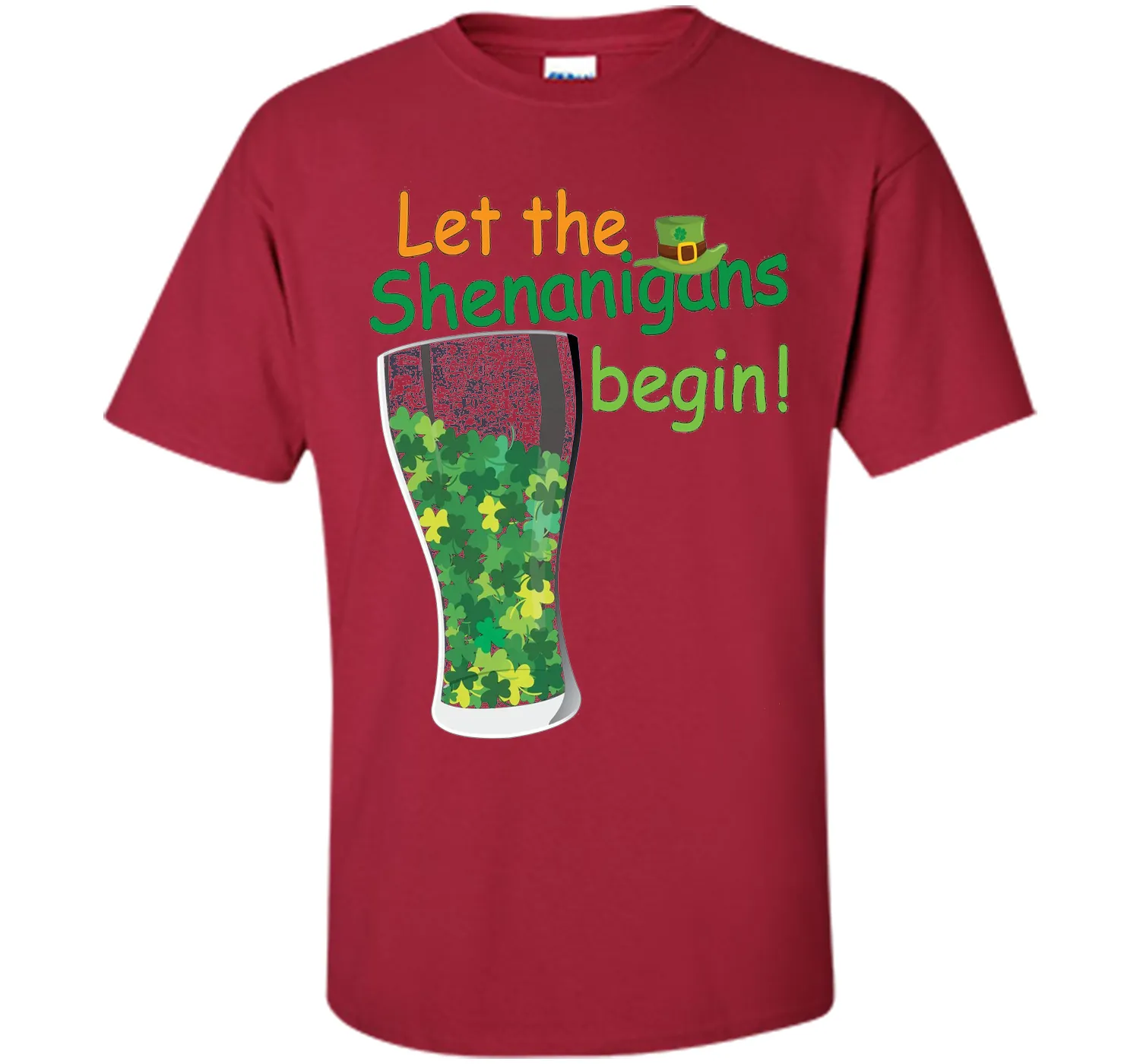 Let The Shenanigans Begin St Patricks Day T-Shirt Shamrocks