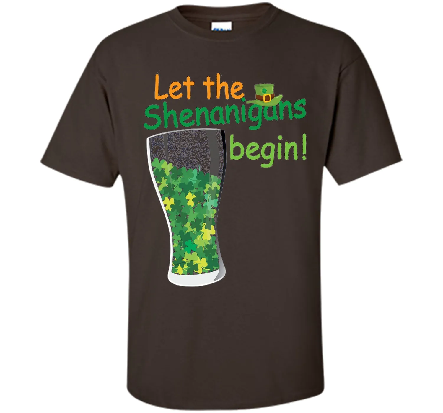 Let The Shenanigans Begin St Patricks Day T-Shirt Shamrocks