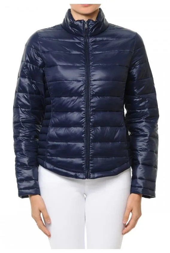 Lightweight Packable Puffer Jacket Navy