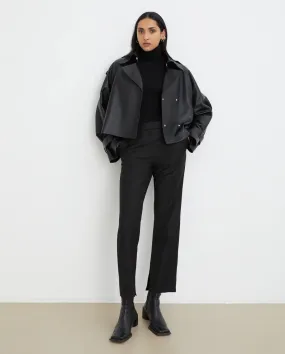 Lilith Ann Leather Cropped Jacket