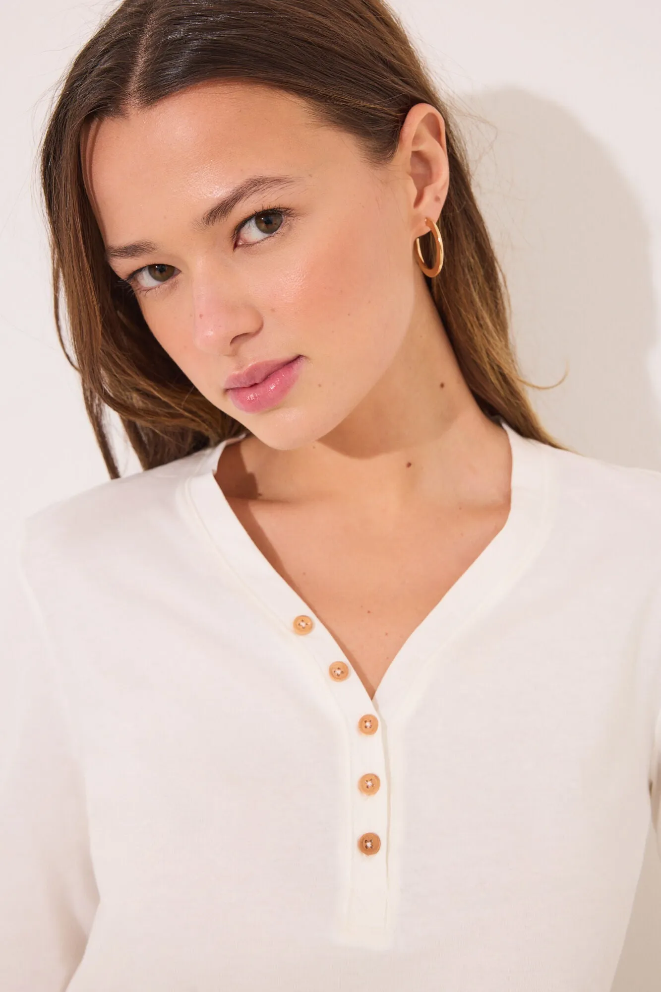 Long sleeve t T-shirt 100% white cotton