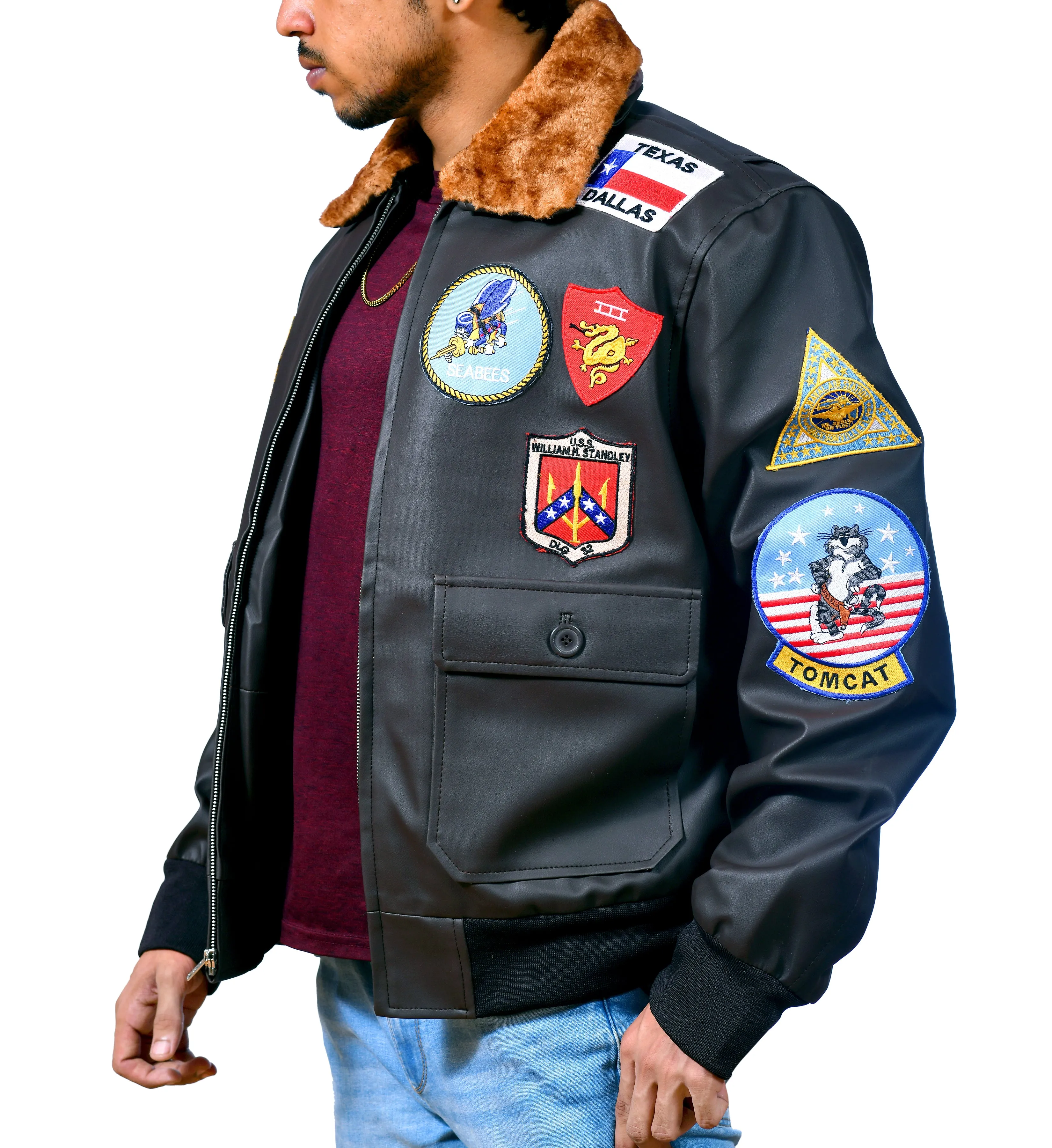 Maverick Top Gun Leather Jacket