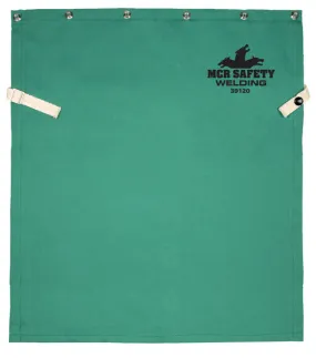 MCR Safety F/R Green Cotton Welding Bib 20" LONG