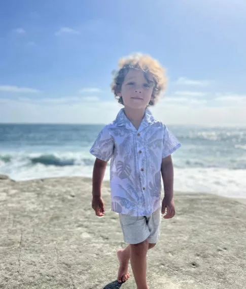 Me & Henry Maui Woven Cotton Shirt: Sizes 2 to 16