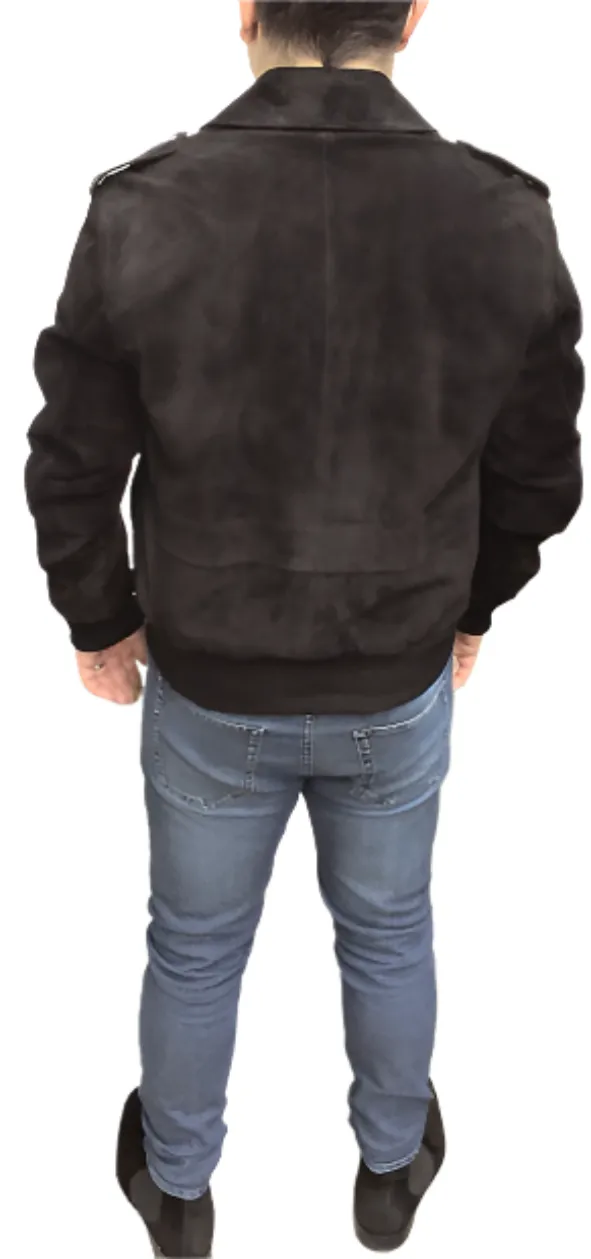 Men's Black Suede Jacket