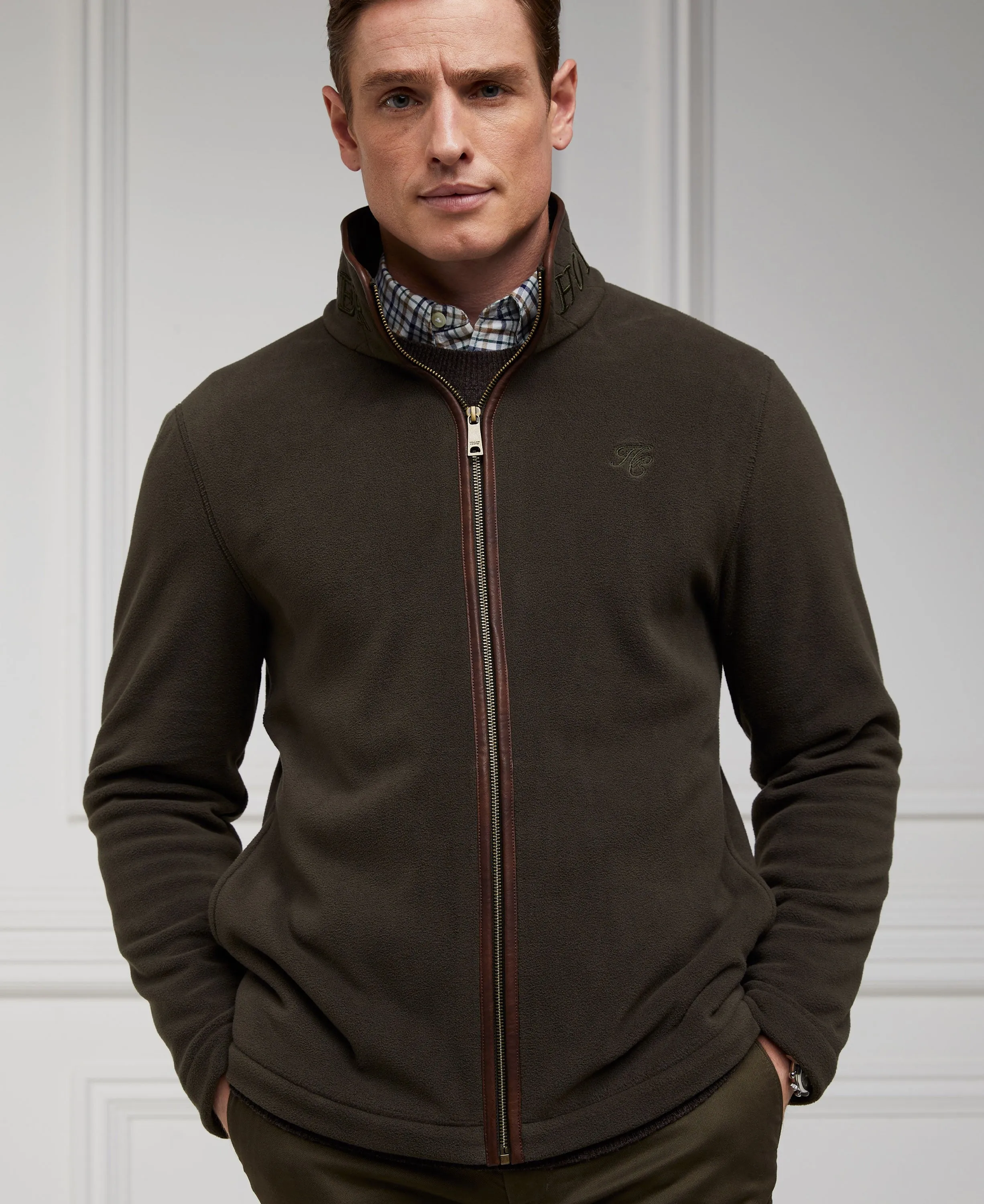 Men's Country Fleece Jacket - Khaki