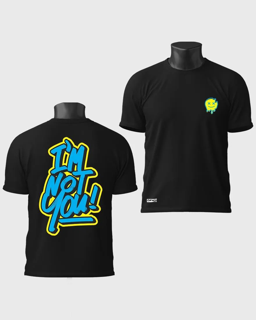 Mens Regular Tshirt Funky Im Not You