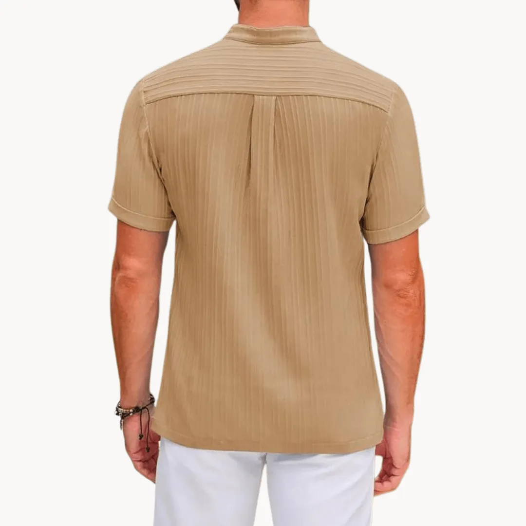 Men's Soft Cotton Henley Shirt