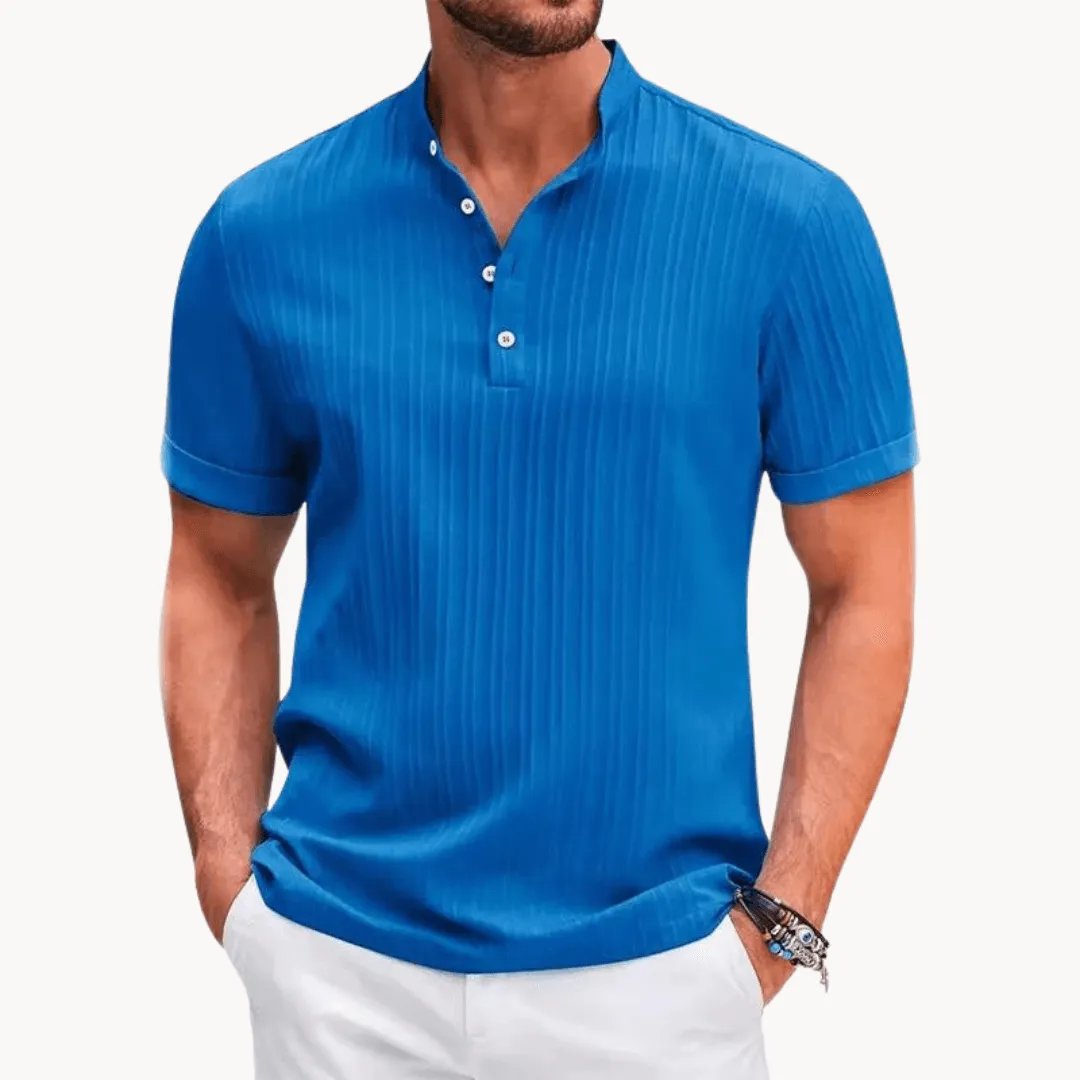 Men's Soft Cotton Henley Shirt