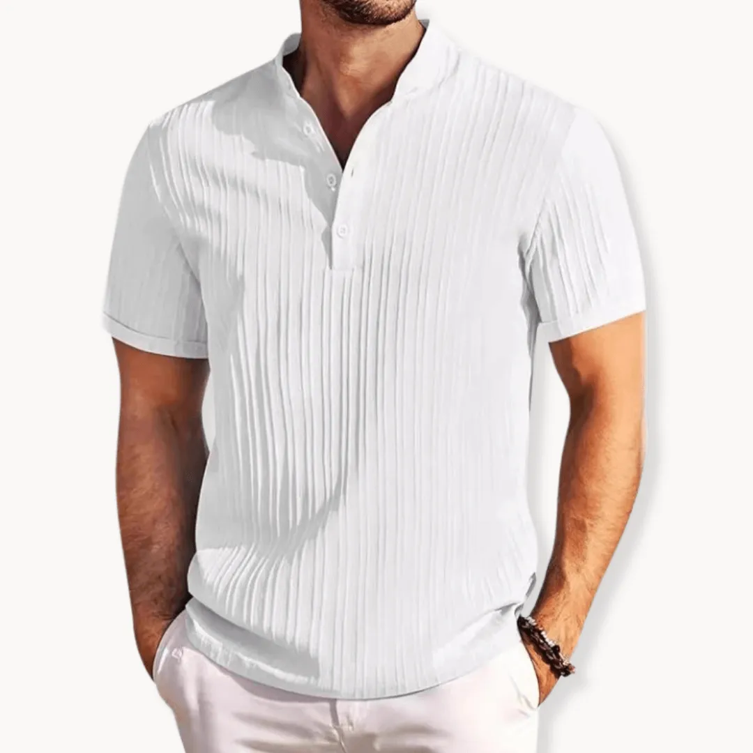 Men's Soft Cotton Henley Shirt